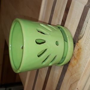 Ceramic Orchid Pot 5 inch Green